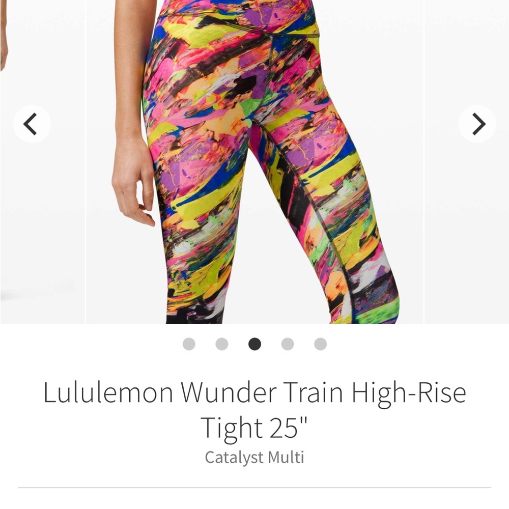 Lululemon Wunder Train High Rise 25” - Picture 3 of 9